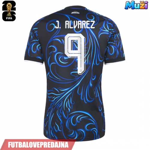 Lacne Muži Futbalové dres Argentína Julian Alvarez #9 MS 2026 Krátky Rukáv - Preč